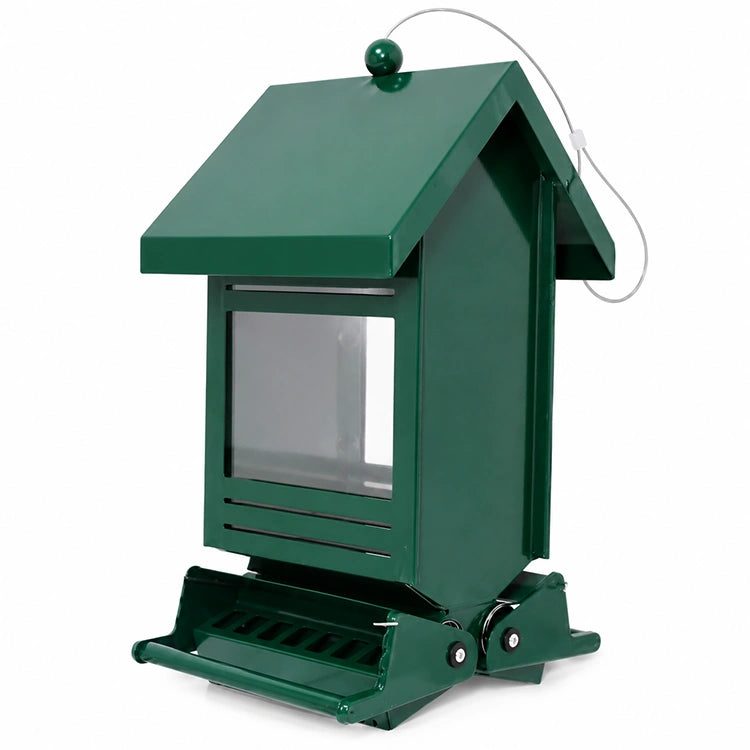 Squirrel-Defeating Hopper Feeder