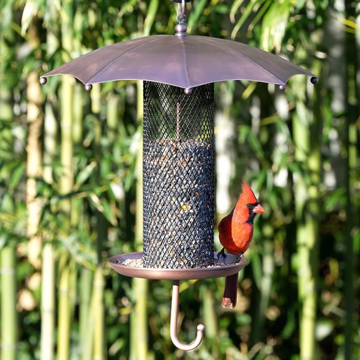 Umbrella Bird Feeder, Mesh