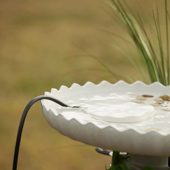 Heated Rock Bird Bath De-icer